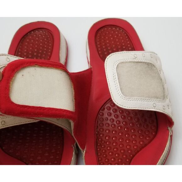 Nike Air Jordan Hydro XIII 13 Retro Men Sz 11 Slides Sandal Red White 684915-121 main image 8